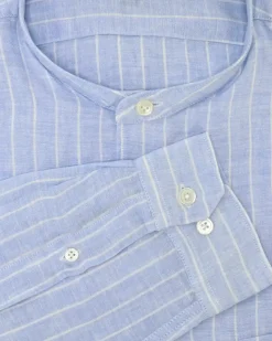 CAMISA DE LINO CON CUELLO MAO HARTFORD