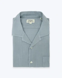 CAMISA DE LINO DE MANGA CORTA HARTFORD