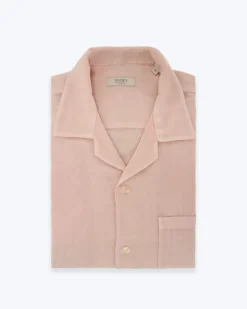 CAMISA DE LINO DE MANGA CORTA SEVENTY