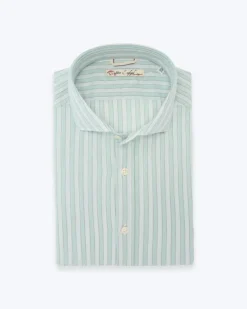 CAMISA DE RAYAS NEW ENGLAND