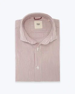 CAMISA DE RAYAS ROSAS TWAY