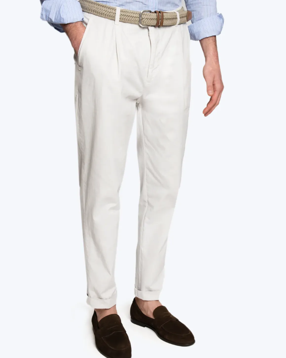 PANTALÓN CHINO CON PINZAS 40WEFT