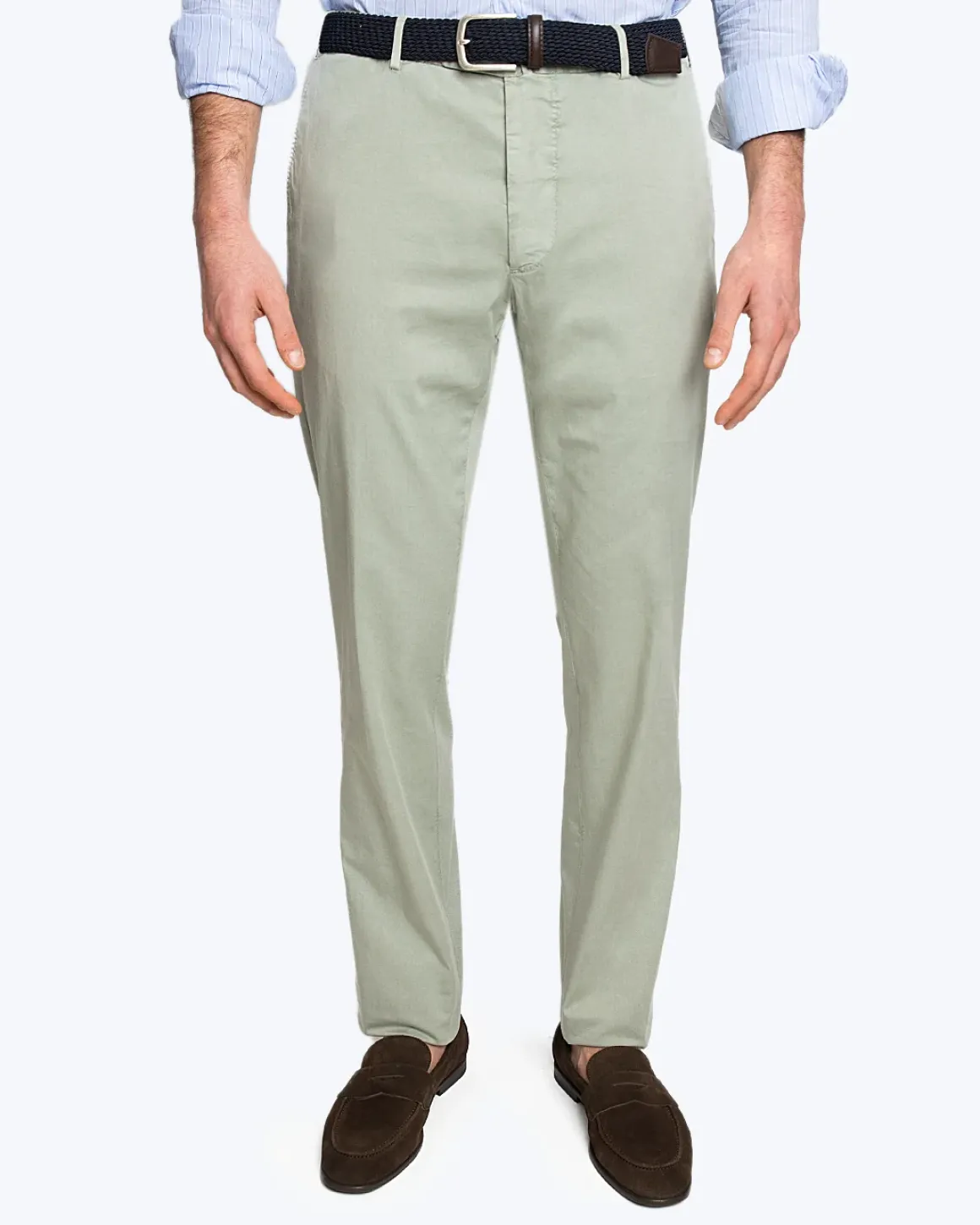 PANTALÓN CHINO VERDE CLARO SANTANIELLO
