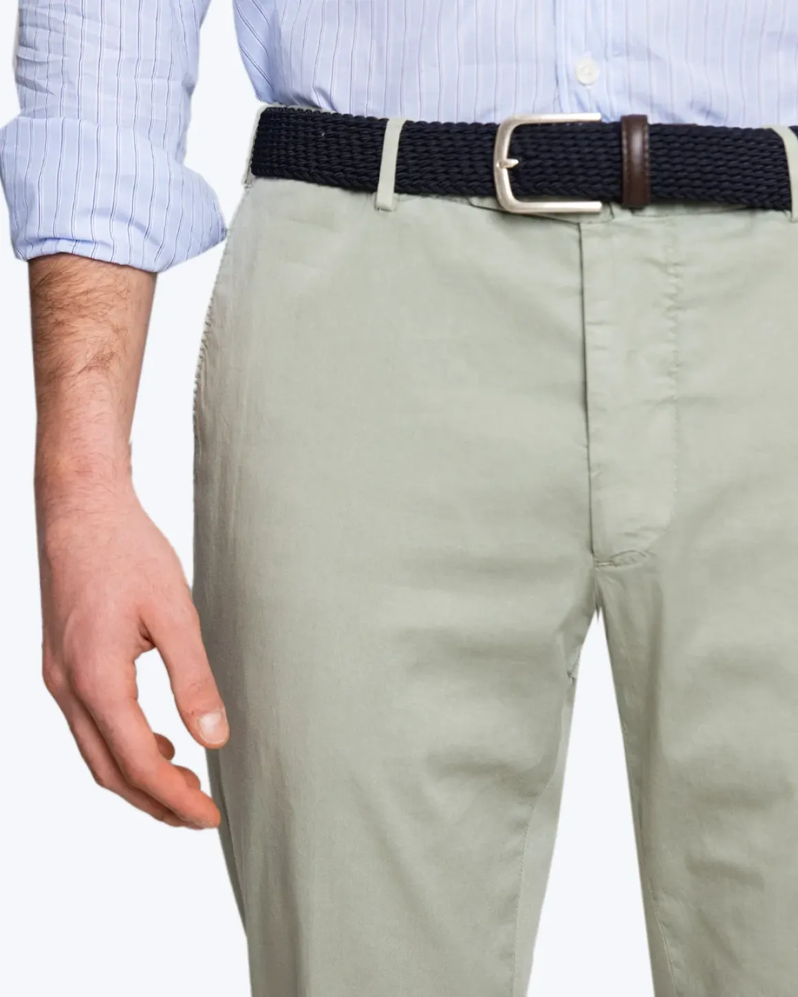PANTALÓN CHINO VERDE CLARO SANTANIELLO
