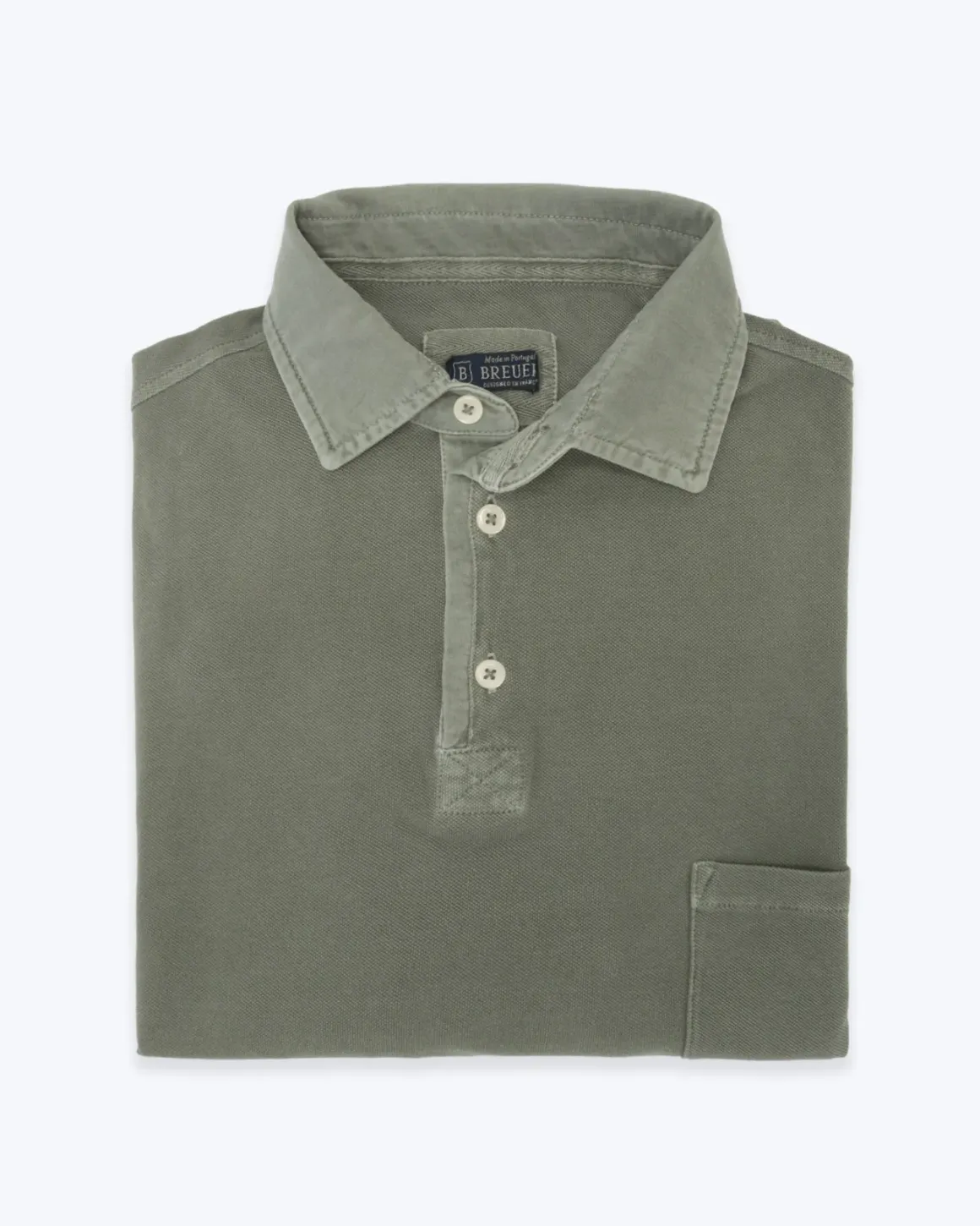 POLO DE PIQUÉ DE MANGA LARGA BREUER