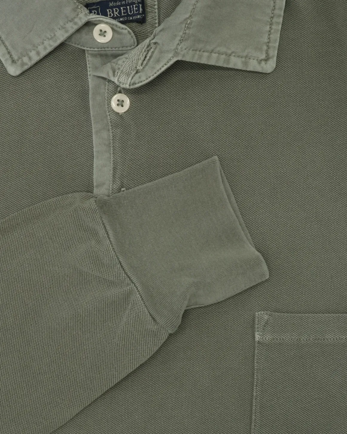 POLO DE PIQUÉ DE MANGA LARGA BREUER