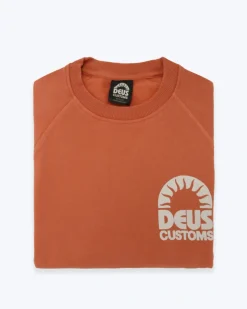 SUDADERA NARANJA DEUS